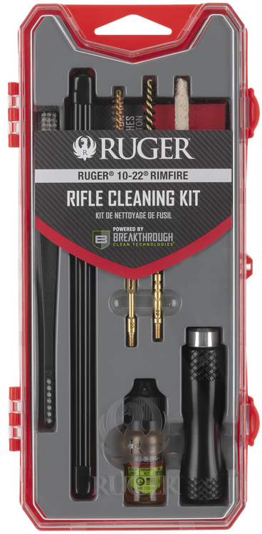 Allen 10/22 Cleaning Kit, For Ruger 10/22, Red and Gray