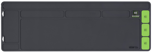 Breakthrough Clean Shield Mat Gray and Green PVC 35.88"x11.88"