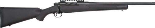 Mossberg Patriot Carbine 450 Bushmaster 5rd,18" Matte Blued Threaded Bull Barrel, Matte Blued Picatinny Rail Receiver, Black Fixed Synthetic Stock