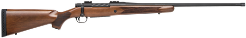 Mossberg Patriot Full Size 7mm PRC 3rd,24" Matte Blued Fluted Threaded Barrel, Drilled & Tapped Matte Blued Stainless Steel Receiver, Walnut Fixed Stock