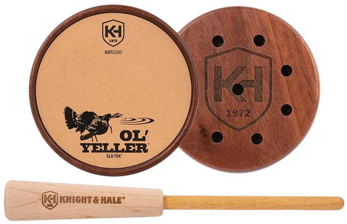 Knight & Hale Ol'Yeller SLA-TEK Pot Call Turkey Sounds Walnut/Yellowheart