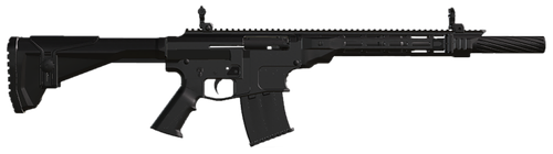 Derya DY12 12 Ga, 3", 18" Barrel, Black, Flip Up Front and Rear Sights, Adjustable Stock, (3) Choke Tubes - Improved Cylinder/Modified/Full, 3 mags, 1x2rd, 1x5rd, 1x10rd