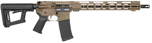 Diamondback DB15 Carbon Series 5.56mm 30rd,16" Black Nitride Threaded Barrel, Flat Dark Earth Cerakote Picatinny Rail Aluminum Receiver, Adjustable Black Stock, Magpul MOE Grip