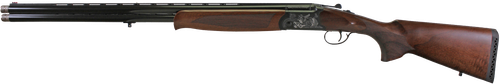 Iver Johnson IJ600 20 Ga, 3" 2rd 28" Over/Under Vent Rib Barrel, Matte Black Chromed Engraving Steel Receiver, Fixed Walnut Checkered Wood Stock & Forend