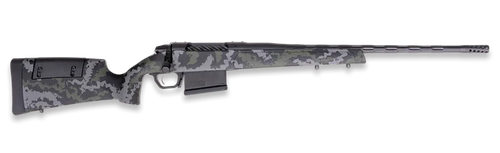 Weatherby 307 Range XP2 308 Winchester, 20" Threaded Barrel, 1/2X28 Thread Pitch, Cerakote Finish, Graphite Black, Green/Gray Sponge Pattern Polymer Stock, 5rd, Includes 2" Muzzle Brake