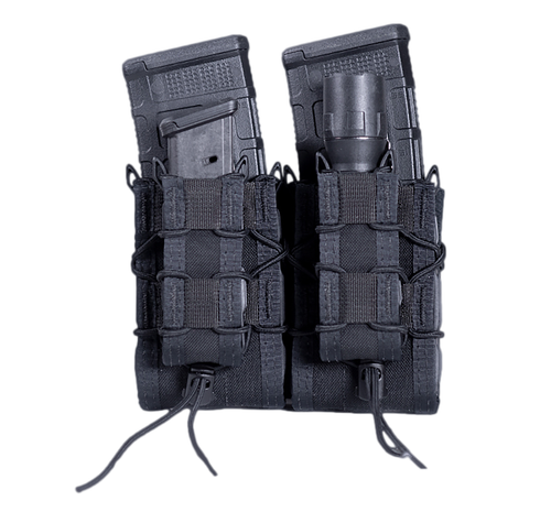 High Speed TACO Double Decker Black Nylon MOLLE Mount 11DD02BK
