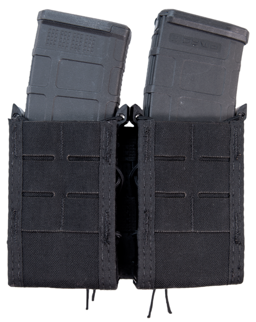High Speed TACO Duty DoubleMag, Black Nylon MOLLE Mount