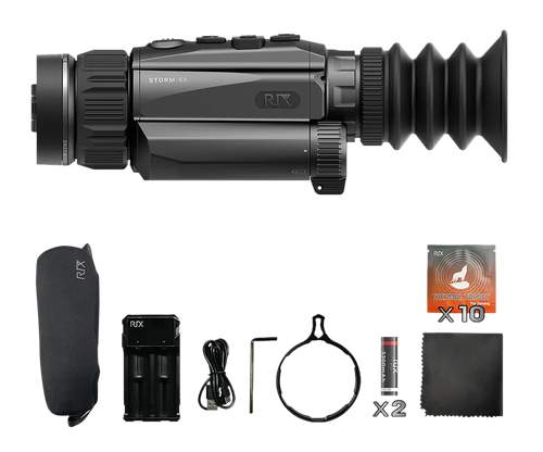 Rix Optics Storm S6 Thermal Black 3.5x35mm, Multi Reticle, 2x Zoom, 640x480, 12 Microns, 50 Hz Resolution