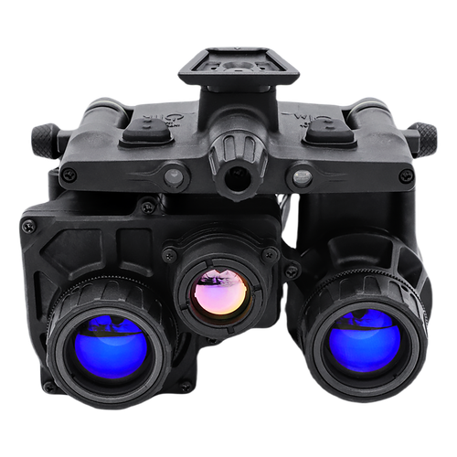 RIX Tactical RENV-B, Thermal/IIT Fusion Binocular, 25mm Objective, White Phosphor, Black