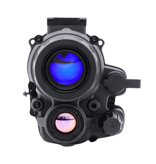 RIX Tactical RENV-M, Thermal/IIT Fusion Monocular, 25mm, White Phospor, Black