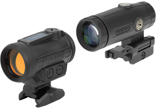 Holosun ARO EVO & HM3X Magnifier, Red Dot, Special Purpose Reticle, Fits 1913 Picatinny Rail, Lower 1/3 Co-Witness Mount, Black