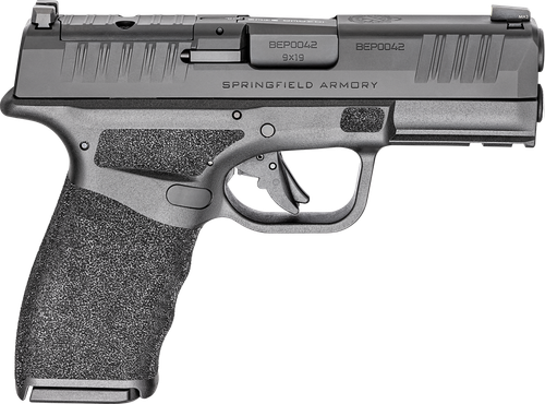 Springfield Hellcat Pro 9mm, 3.7" Forged Barrel, Melonite Black, Crimson Trace CT-1500 Red Dot, Tritium Front, Range Bag, 5x10rd Mags, California Compliant