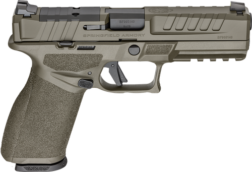 Springfield Echelon 9mm, 4.5"BBL, ODG Frame, Optics Ready, Front Night Sight, U-Dot Rear Sight, Crimson Trace CT-1500, 3x17rd & 2x20rd Mags, Range Bag