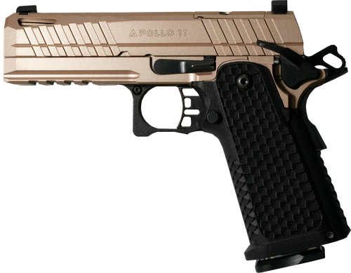 Live Free Apollo 11 FS 9mm, 4.9" Barrel, Elite Rose Cerakote, 17rd