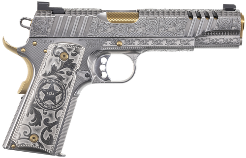 Auto-Ordnance Texas Ranger Special Edition 45 ACP 5" Barrel Gold Plated PVD Finish 7rd