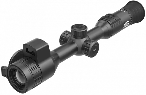 AGM Global Vision Adder V2 LRF, Thermal Imaging Scope, 35mm Objective, 4X Magnification, 30mm Maintube, 384x288 Resolution, Multiple Reticles, Black