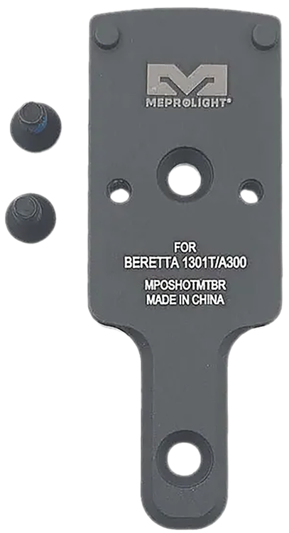 Meprolight Optics Plate Shotgun Matte Black Aluminum Beretta 1301T/A300 RMR Footprint