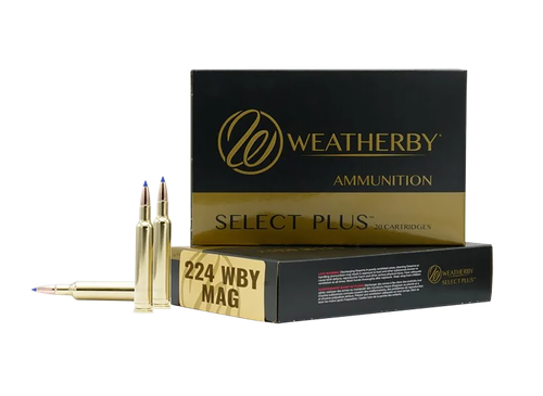 Weatherby 224 Weatherby Mag 37gr, Hammer Custom, 20rd Box