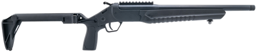 Rossi LWC 300 Blackout Single Shot 16.50" Black Oxide Threaded Barrel, Black Picatinny Rail Alloy Steel Receiver, Folding Black Polymer Stock