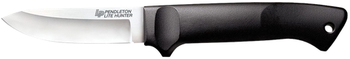 Cold Steel Pendleton Lite Hunter 3.63" Fixed Drop Point Plain Cryo Quenched 4116 SS Blade, 4.88" Black Polypropylene Handle