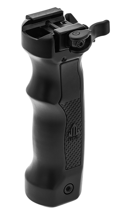 UTG, D-Grip, Quick Release Deployable Bipod, Black