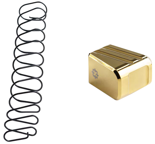 Cross Armory Magazine Extension Fits Glock 19/23/32 Gen 1-5 5rd Gold Aluminum
