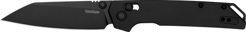 Kershaw Iridium, Folding Knife, 3.45" Reverse Tanto Blade, D2 Blade, 7.95" Overall Length, DuraLock, Oxide Finish, Black