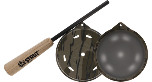 Hunters Specialities Camo Cutter Glass Pot Call/blind