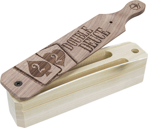 Hunters Specialties Double Deuce Box Call Attracts Turkey Species Walnut