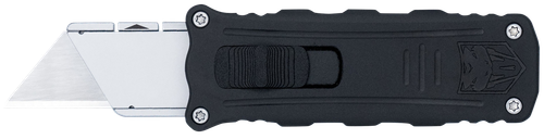 CobraTec Knives Utility OTF Aluminum Blade, 3.38" Black Anodized Aluminum Handle