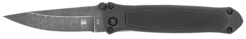 CobraTec Knives Quick Strike 3.25" Folding Drop Point Plain Stonewashed 440 SS Blade, 4.50" G10 Handle