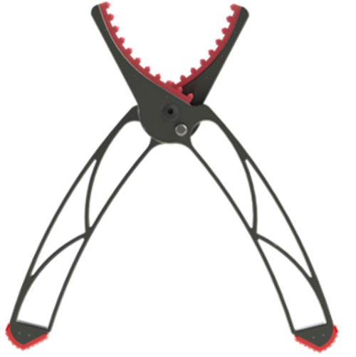 Birchwood Casey RearSupportBlack/Red Aluminum