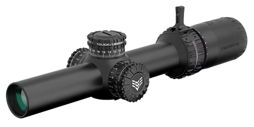 Swampfox Optics Arrowhead Black 1-8x24mm 30mm Tube Guerrilla Dot BDC Reticle