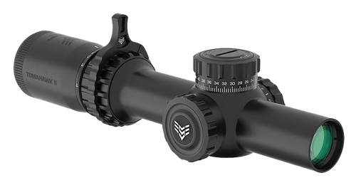 Swampfox Optics Tomahawk II Black 1-6x24mm 30mm Tube BDC Red Reticle