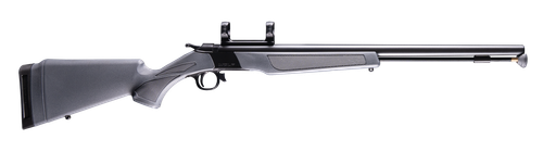 CVA Wolf 50 Cal, 24" Barrel, Picatinny Rail, Fixed Stealth Gray Stock