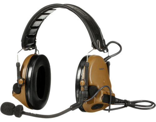 Peltor 3M Peltor 23 dB Over the Head Coyote Tan