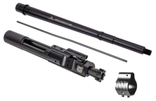 Rosco K9 Saucepack, Barrel, 5.56mm, 12.5", Patrol Length Gas, AR-15, Nitride Black, Bolt Carrier Group, Gas Tube, Non Adjustable Gas Block