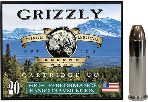 Grizzly Ammo 357Mag 148gr Jacketed Hollow Point, 20rd Box