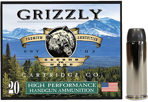 Grizzly Ammo 45 Colt 265gr Wide Flat Nose Gas Check, 20rd Box