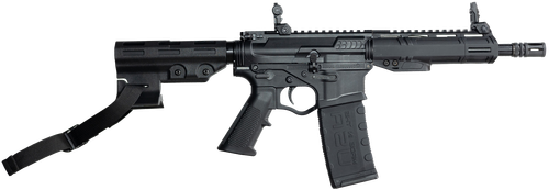 ATI Alpha Maxx AR15 Pistol 5.56 NATO 30+1 7.50" Barrel, Black Polymer Receiver w/Picatinny Rail, M-LOK Handguard, Black Polymer Blade, A2 Grip