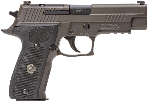 Sig Sauer P226 Legion 9mm,4.40" Barrel, Elite Legion Gray, G-10 Custom Grips, Optic Ready/Serrated, XRAY3, 10rd