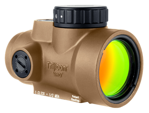 Trijicon MRO SD, Red Dot, 25mm Objective, 2 MOA Dot, Anodized Finish, Coyote Brown, No Mount Included