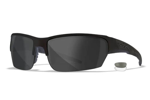 Wiley X SAINT S/M Smoke Gray/Clear Lens Polycarbonate Matte Black Frame