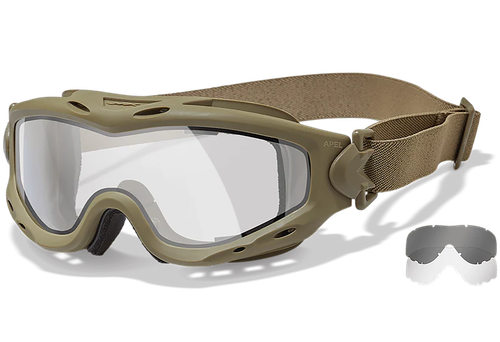 Wiley X Spear Goggle Dual Gry/clr/tan