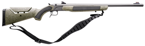 CVA Accura Northwest MR-X 50 Caliber VariFlame 26" Tungsten Cerakote Fluted Threaded Barrel, Drilled & Tapped Receiver, Adjustable Black/Gray Webbing Synthetic Stock