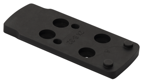 Colt 1911 Optic Plate, DeltaPoint Pro Footprint, Fits Optics Ready Colt 1911, Matte Black