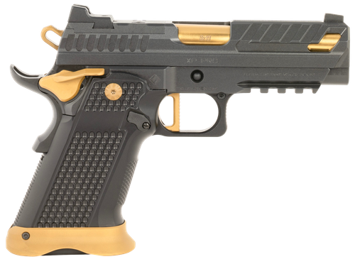 Fusion XP Pro Sports 9mm, 4" Bull Barrel Steel Optic Cut/Serrated/Vent Cut Slide Steel Frame Picatinny Rail Aluminum Grip RMR Footprint, 17 Rd