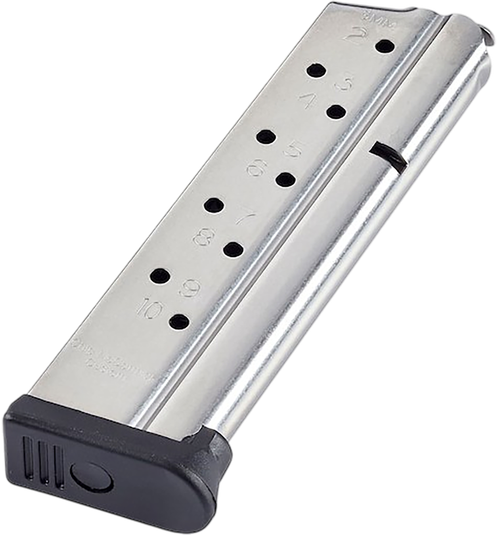 CMC Products Range Pro 10rd,9mm Fits 1911 Full Size Stainless/Black Fluoropolymer