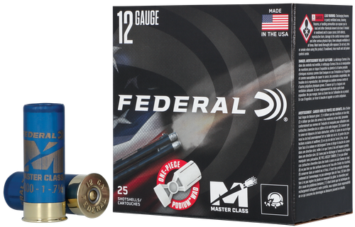 Federal Master Class High Over All 12 Ga, 2.75" 1 1/8oz 7.5 Shot 25 Per Box