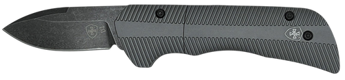 Templar Knife Cali Auto Assist 1.90" Folding Drop Point Plain Cali D2 Steel Blade, 3.56" Gunmetal Anodized Aluminum Handle